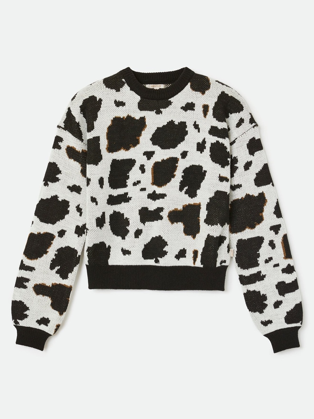 BRIXTON ONE WAY SWEATER CATTLE. SIZE M
